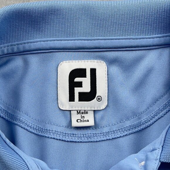 FootJoy Polo Shirt Blue Womens Size M Jekyll Island Club Resort - Picture 9 of 9